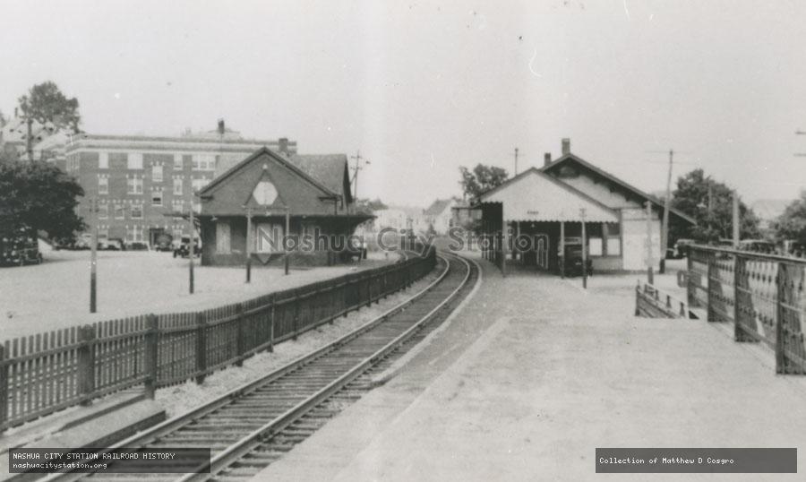 Postcard: Railroad Station, Roslindale, Massachusetts
